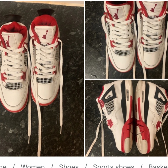 jordan 4 retro fire red - Picture 2 of 2